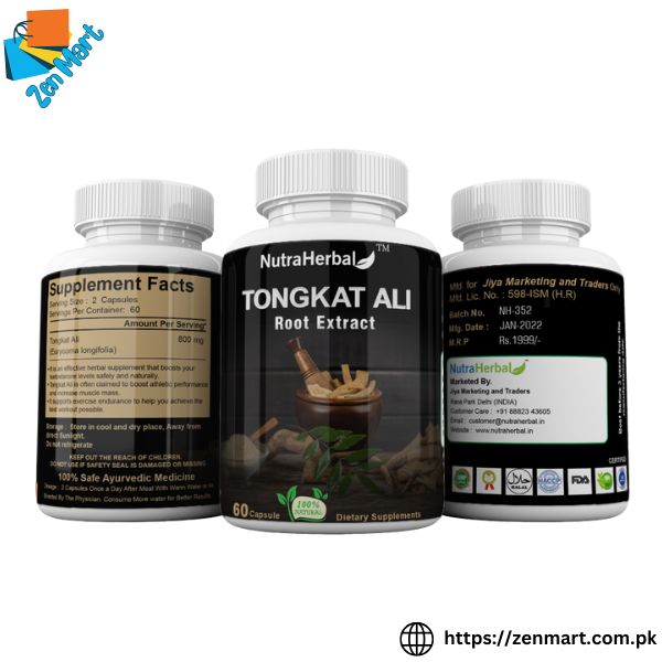 Nutra Herbal Tongkat Ali Root Extract Capsules