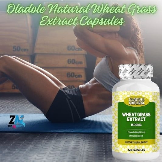 Oladole Natural Wheat Grass Extract Capsules