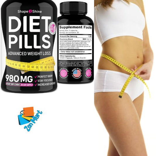 Shape & Shine Diet Pills Advanced Weight Loss Capsules