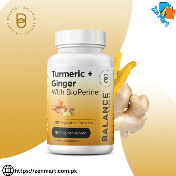 Turmeric Plus Ginger With Bioperine Capsules