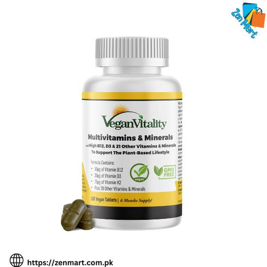 Vegan Vitality Multivitamins & Minerals Tablets