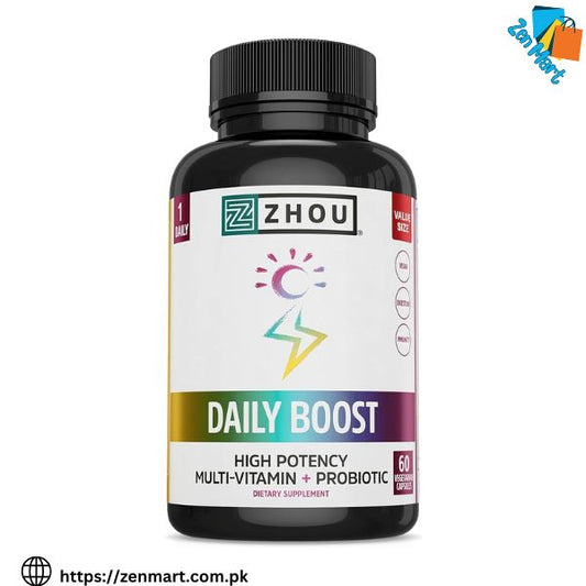 Zhou Daily Boost Multivitamin Plus Probiotic Capsules