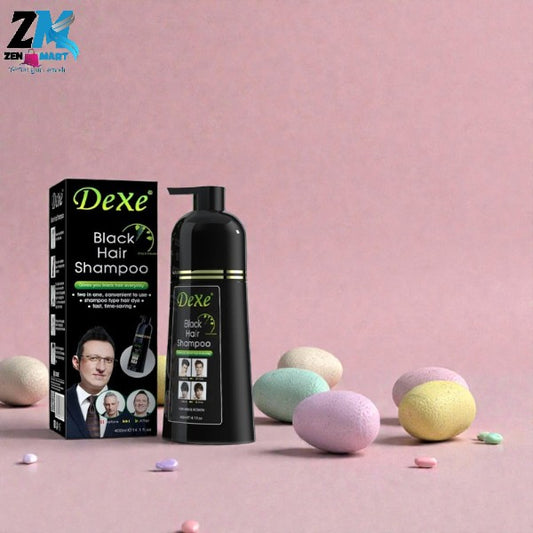 Buy Dexe Black Hair Color Shampoo 400ml