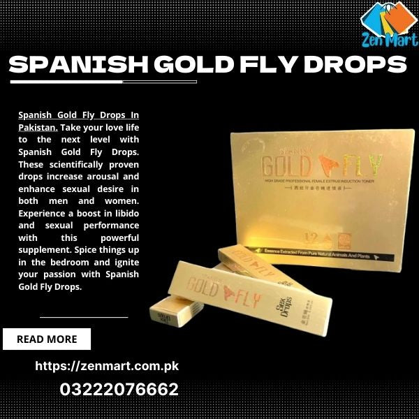 Spanish Gold Fly Drops For Female Libido in Pakistan