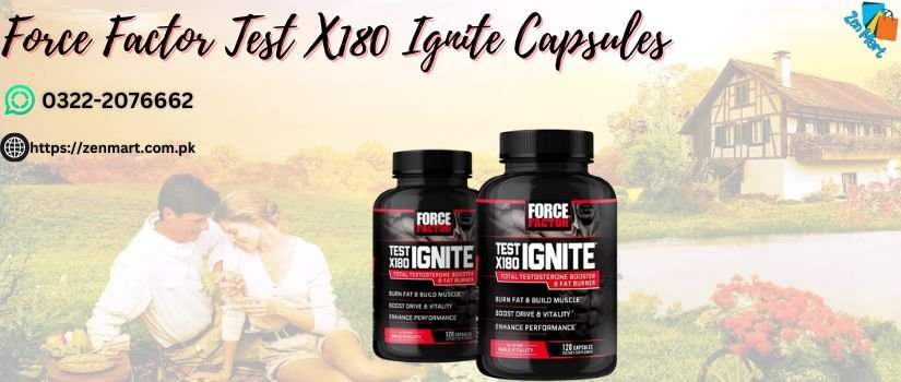 Force Factor Test X180 Ignite Capsules Price in Pakistan, Lahore, Karachi - 03222076662