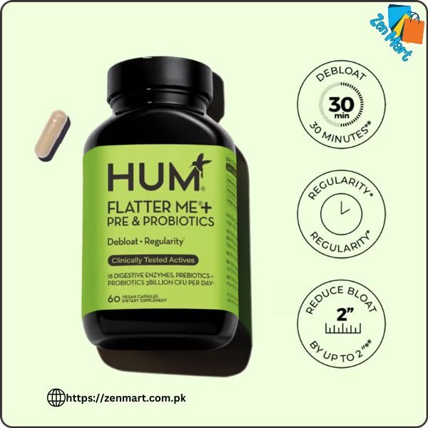 Hum Flatter Me Plus Pre & Probiotics Capsules
