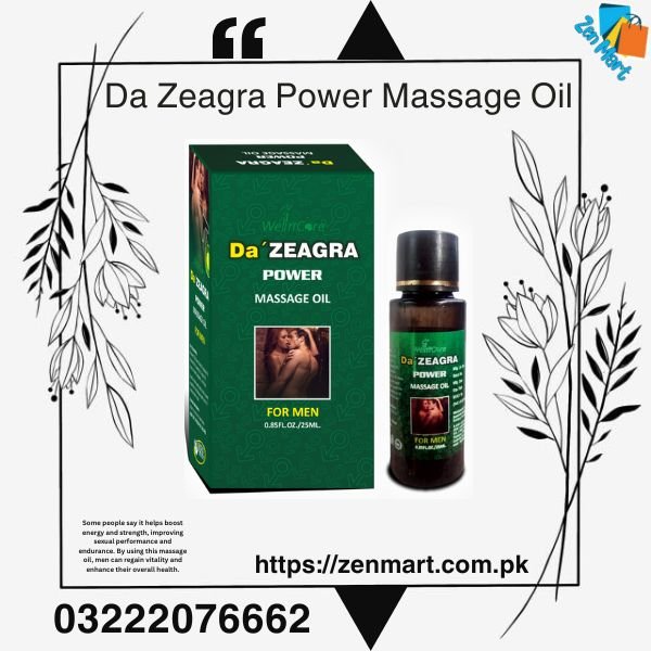 Da Zeagra Power Massage Oil for Men in Pakistan